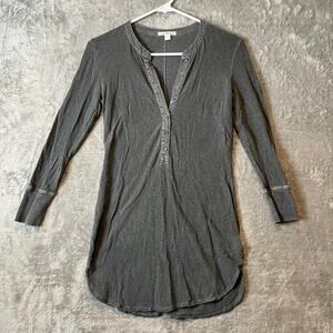 James Perse Gray Long Sleeve Tee